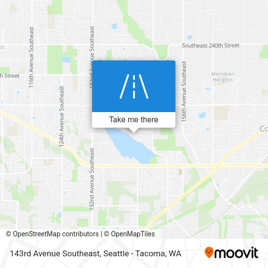 Mapa de 143rd Avenue Southeast