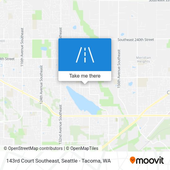 143rd Court Southeast map