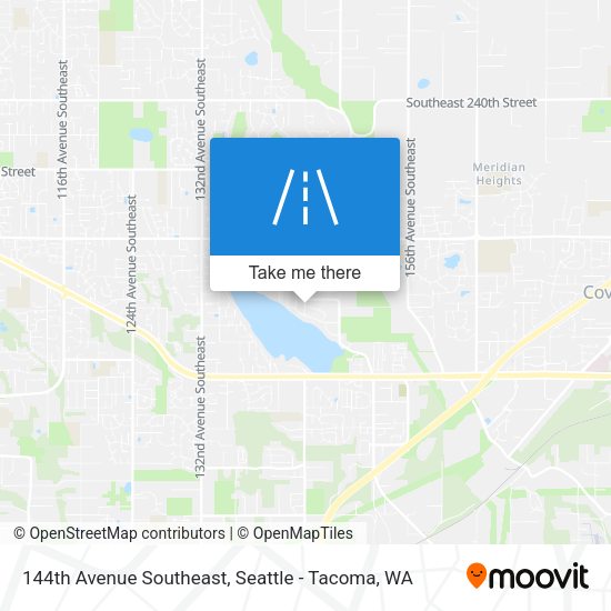 144th Avenue Southeast map