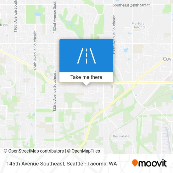 145th Avenue Southeast map
