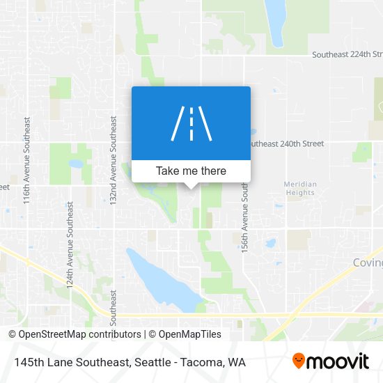 145th Lane Southeast map