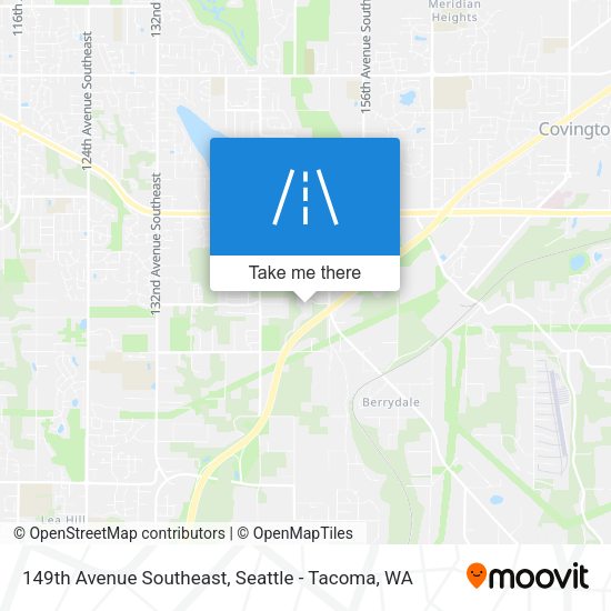 Mapa de 149th Avenue Southeast