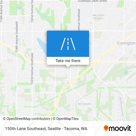 150th Lane Southeast map