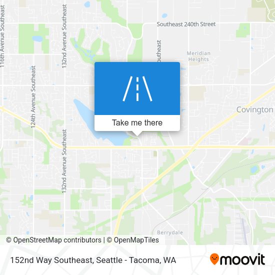 152nd Way Southeast map