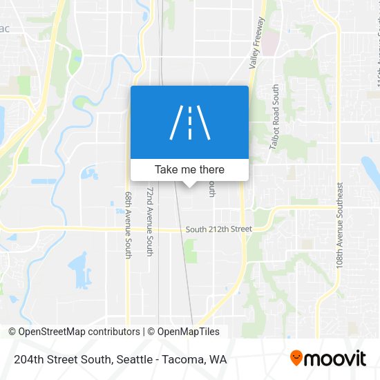 Mapa de 204th Street South