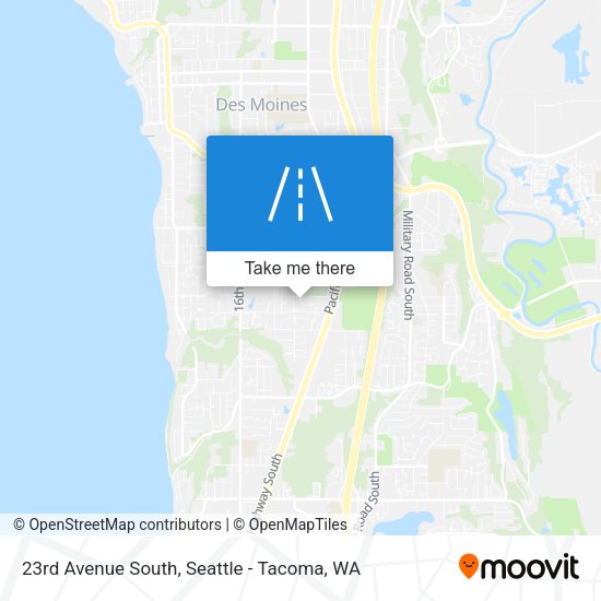 23rd Avenue South map