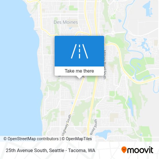 25th Avenue South map