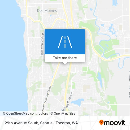 29th Avenue South map