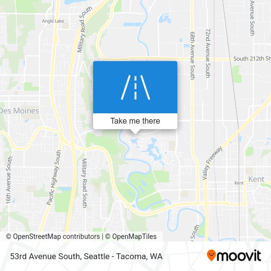 53rd Avenue South map