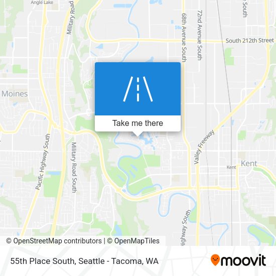Mapa de 55th Place South