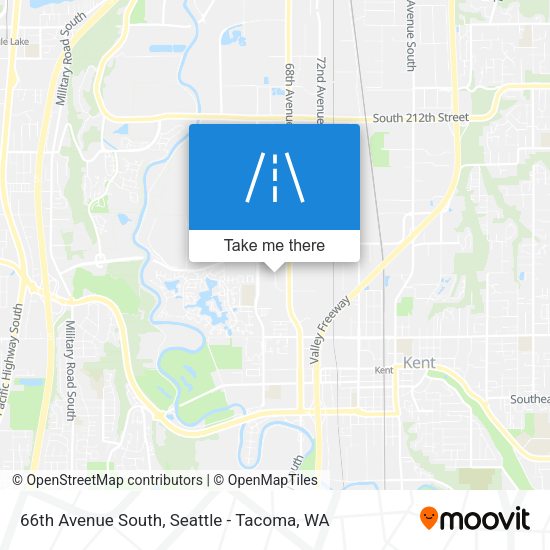Mapa de 66th Avenue South