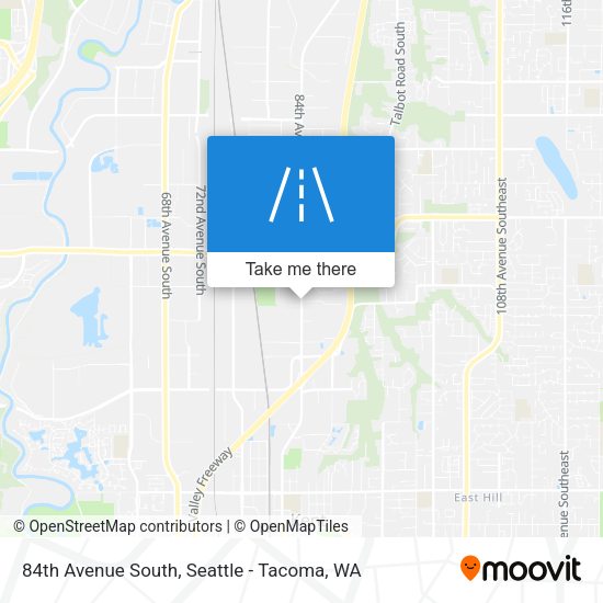 84th Avenue South map