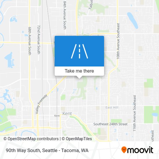 90th Way South map