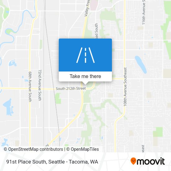 Mapa de 91st Place South