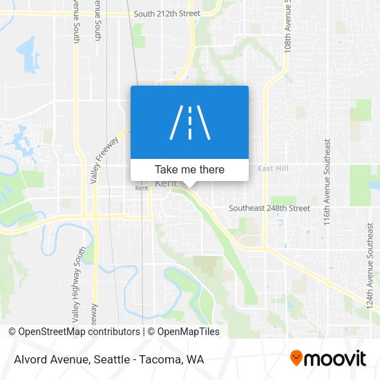 Alvord Avenue map