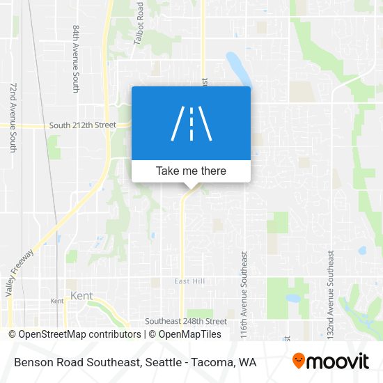 Benson Road Southeast map