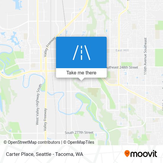 Carter Place map
