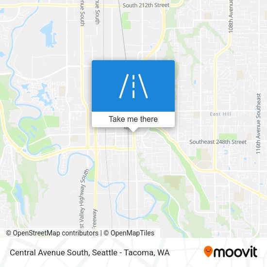 Central Avenue South map