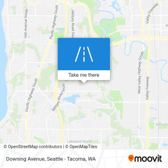 Mapa de Downing Avenue