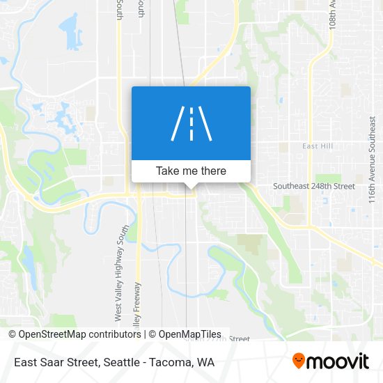 East Saar Street map