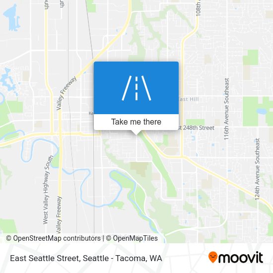 East Seattle Street map