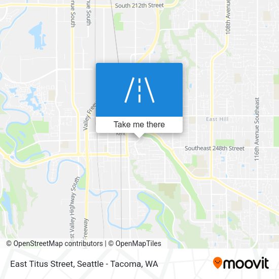 East Titus Street map