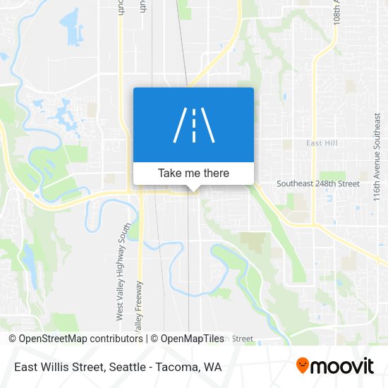 East Willis Street map