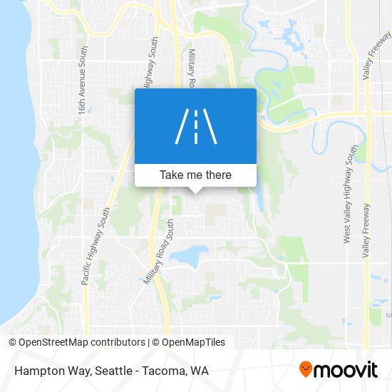 Hampton Way map