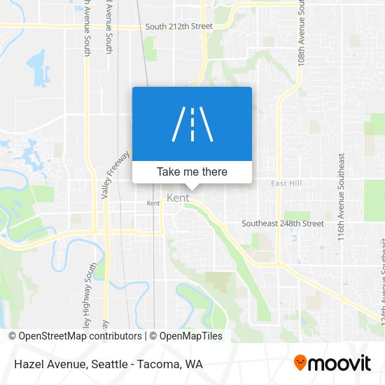 Mapa de Hazel Avenue