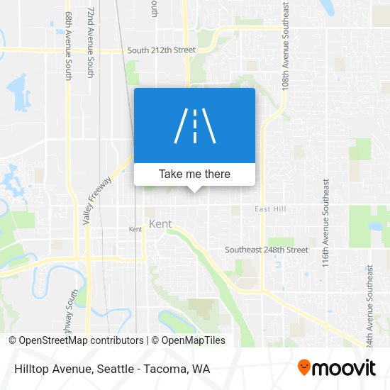 Mapa de Hilltop Avenue