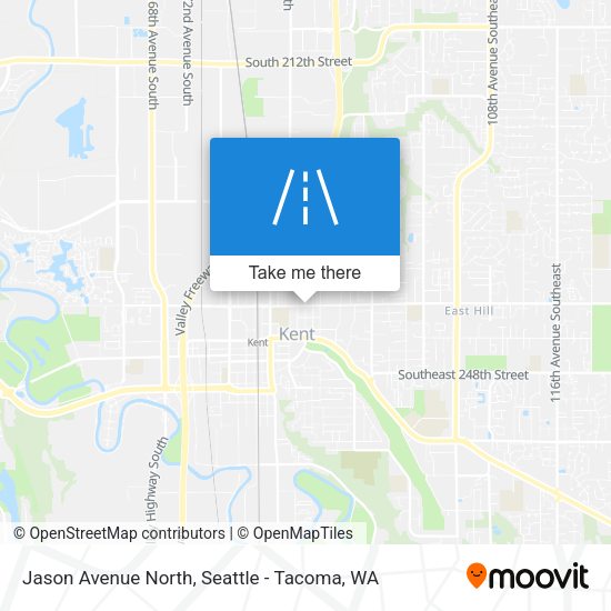 Jason Avenue North map