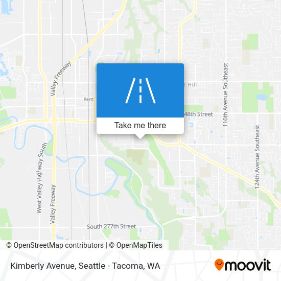 Kimberly Avenue map