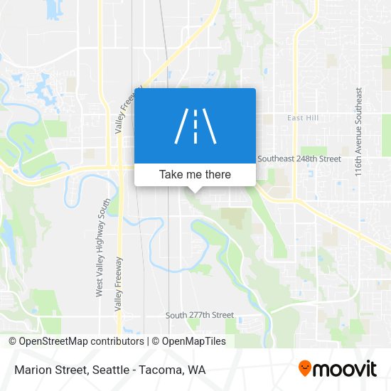Marion Street map