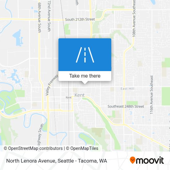 Mapa de North Lenora Avenue