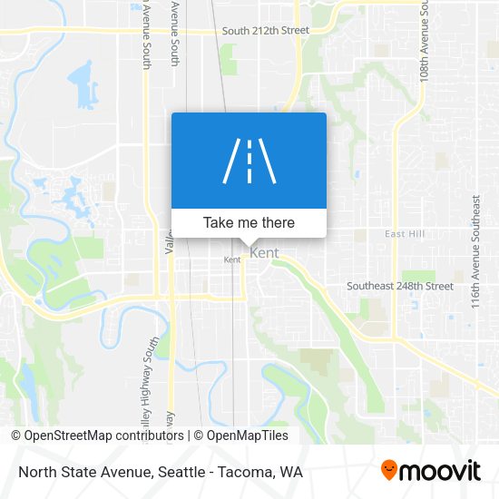 Mapa de North State Avenue