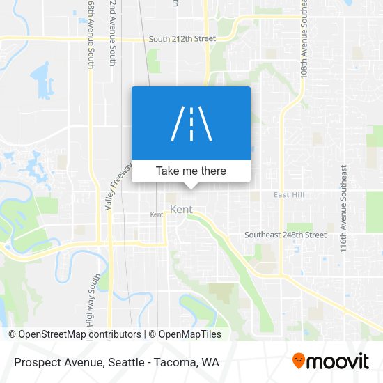 Prospect Avenue map