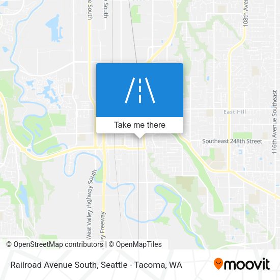 Mapa de Railroad Avenue South
