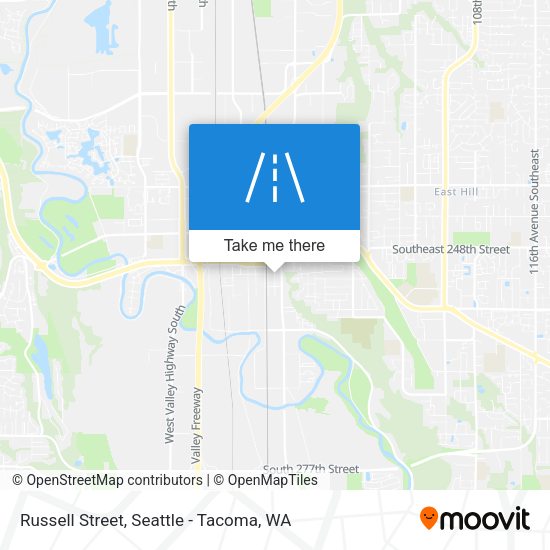 Mapa de Russell Street