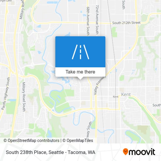 Mapa de South 238th Place