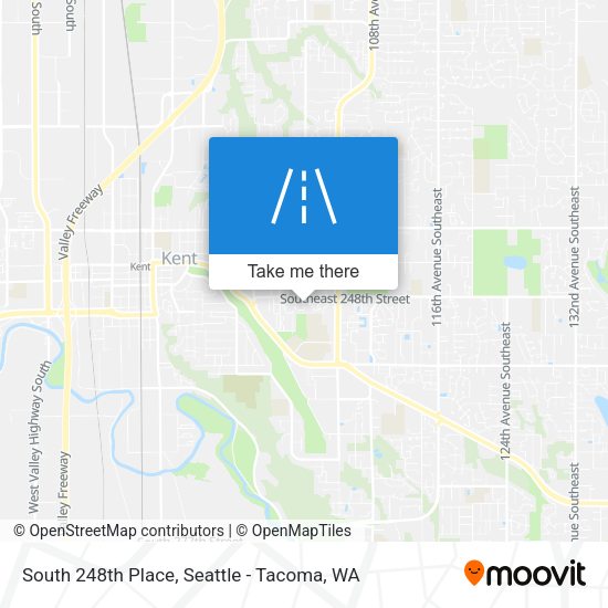 Mapa de South 248th Place