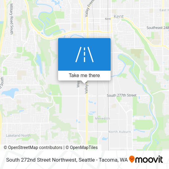South 272nd Street Northwest map