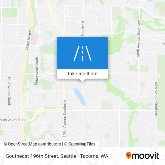 Mapa de Southeast 196th Street
