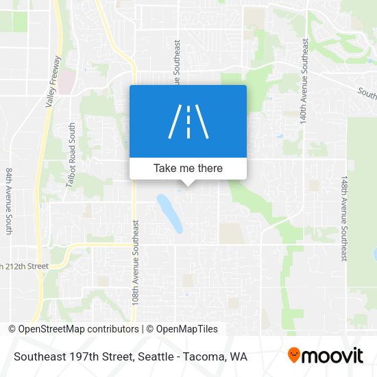 Southeast 197th Street map