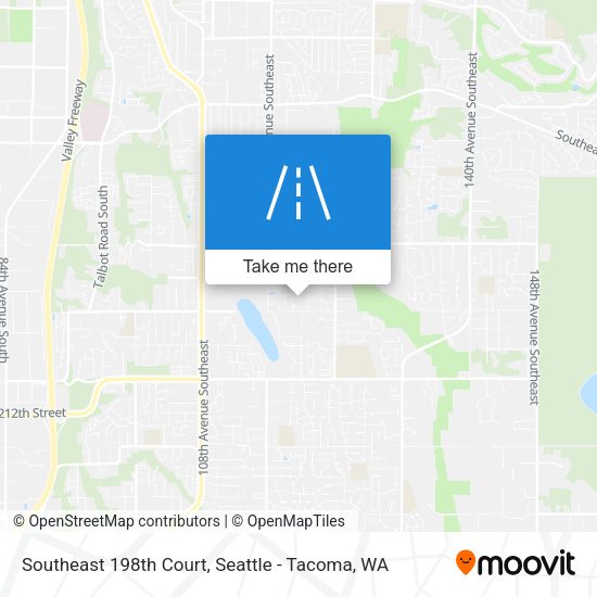 Southeast 198th Court map