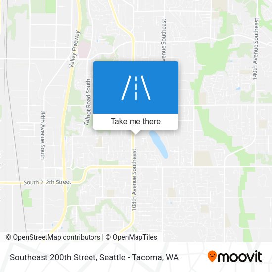 Southeast 200th Street map