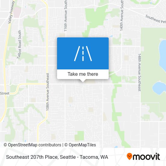 Mapa de Southeast 207th Place