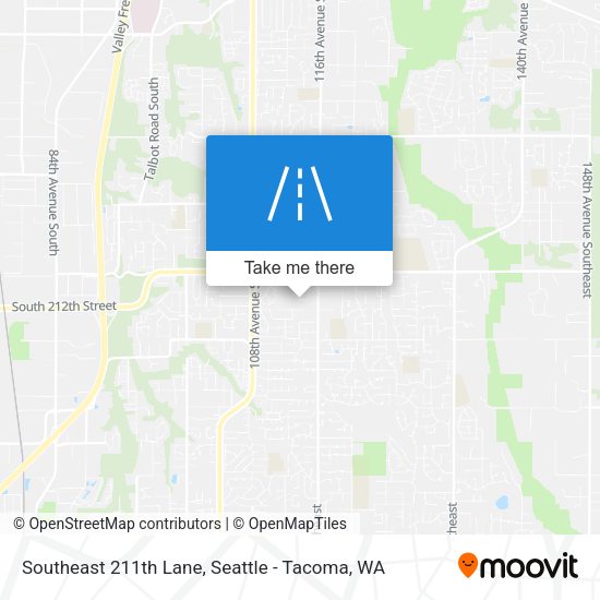 Southeast 211th Lane map