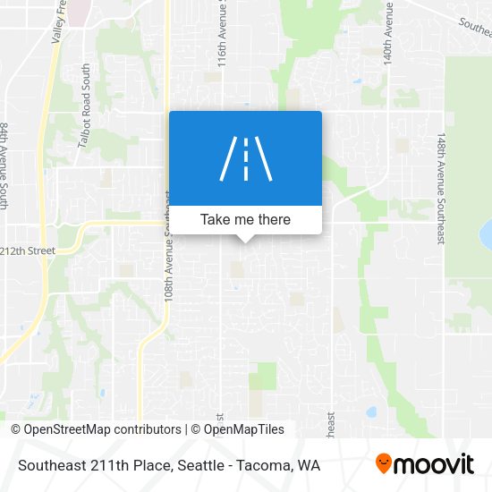 Southeast 211th Place map