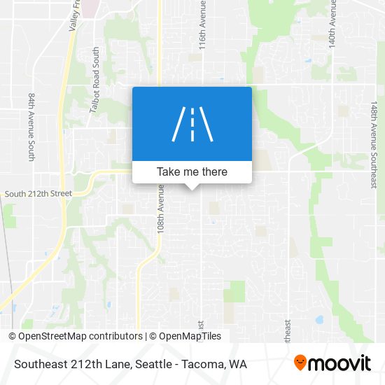 Southeast 212th Lane map