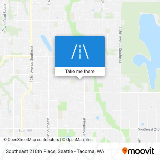 Mapa de Southeast 218th Place